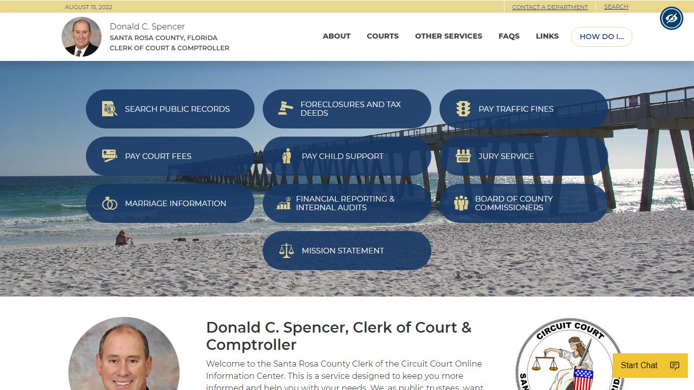 Donald C. Spencer | Santa Rosa County, FL Clerk of Court ...